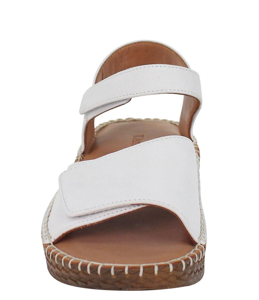L'Amour Des Pieds Yahya Leather Espadrille Wedge Sandals