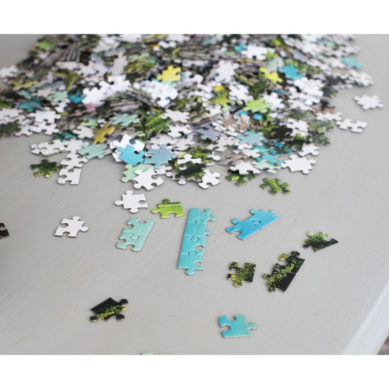 Toynk Bob Ross Mountain Retreat Nature Puzzle | 1000 Piece Jigsaw Puzzle