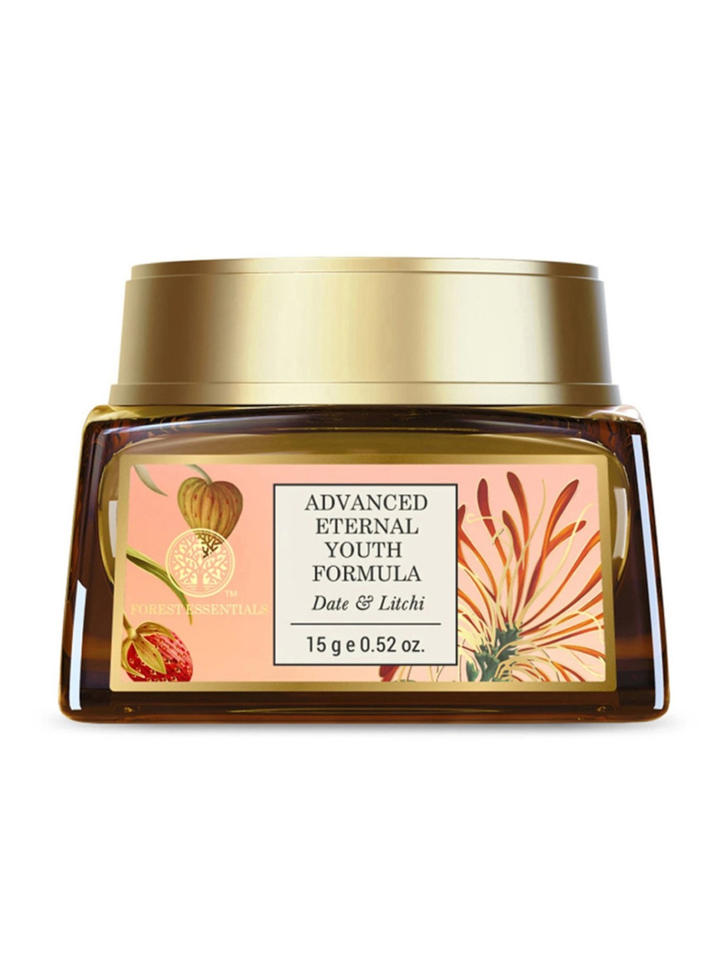 Forest Essentials Anti Ageing Moisturiser Night Cream Eternal Youth Date & Litchi - 15 gm