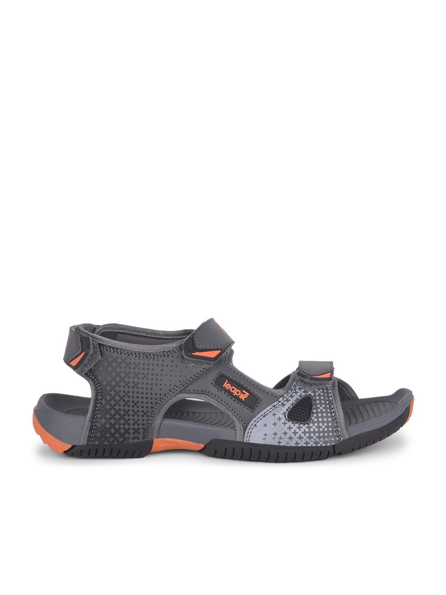 Leap7X by Liberty Men's Grey Floater Sandals