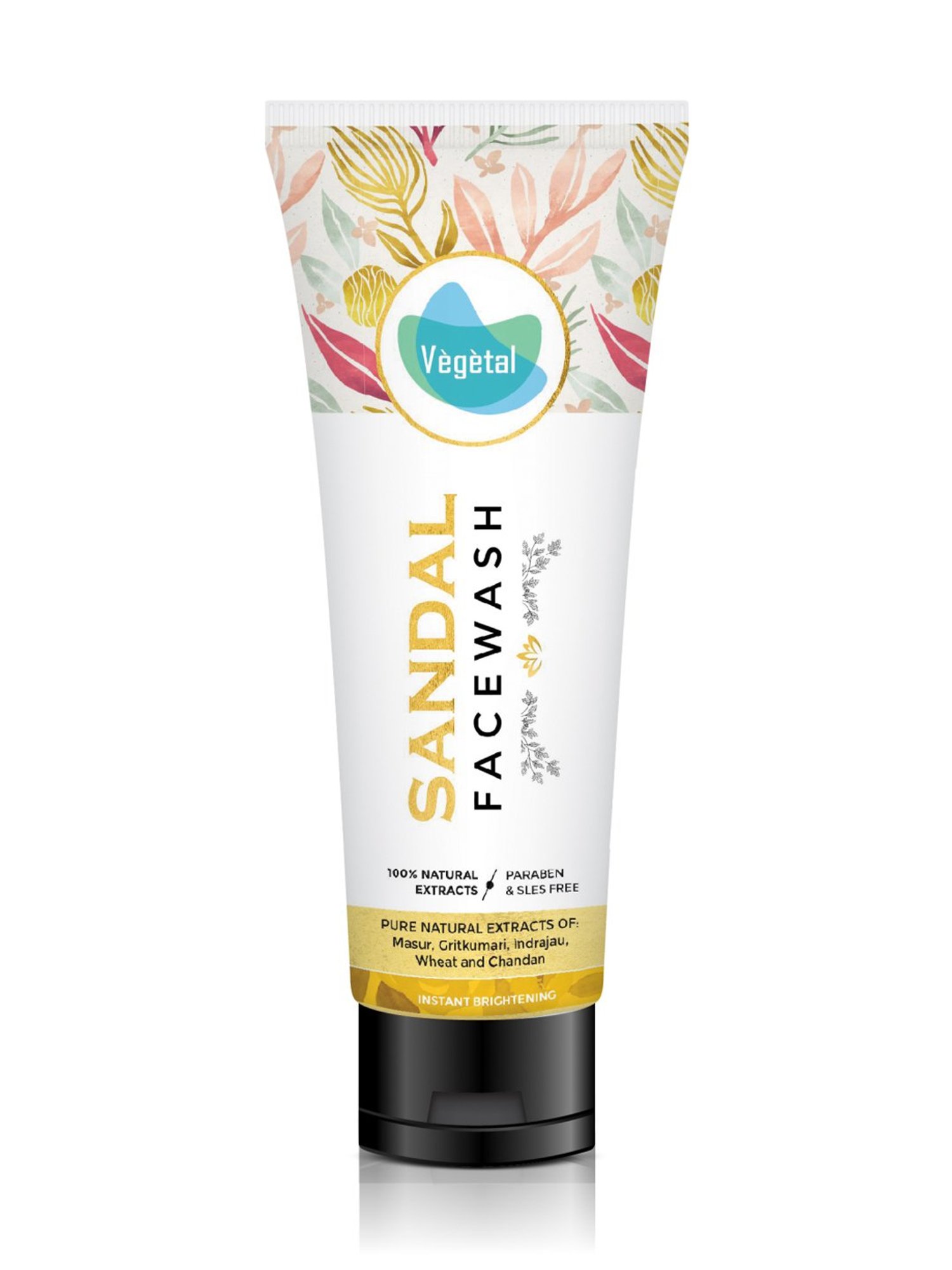 Vegetal Sandal Facewash - 100 ml