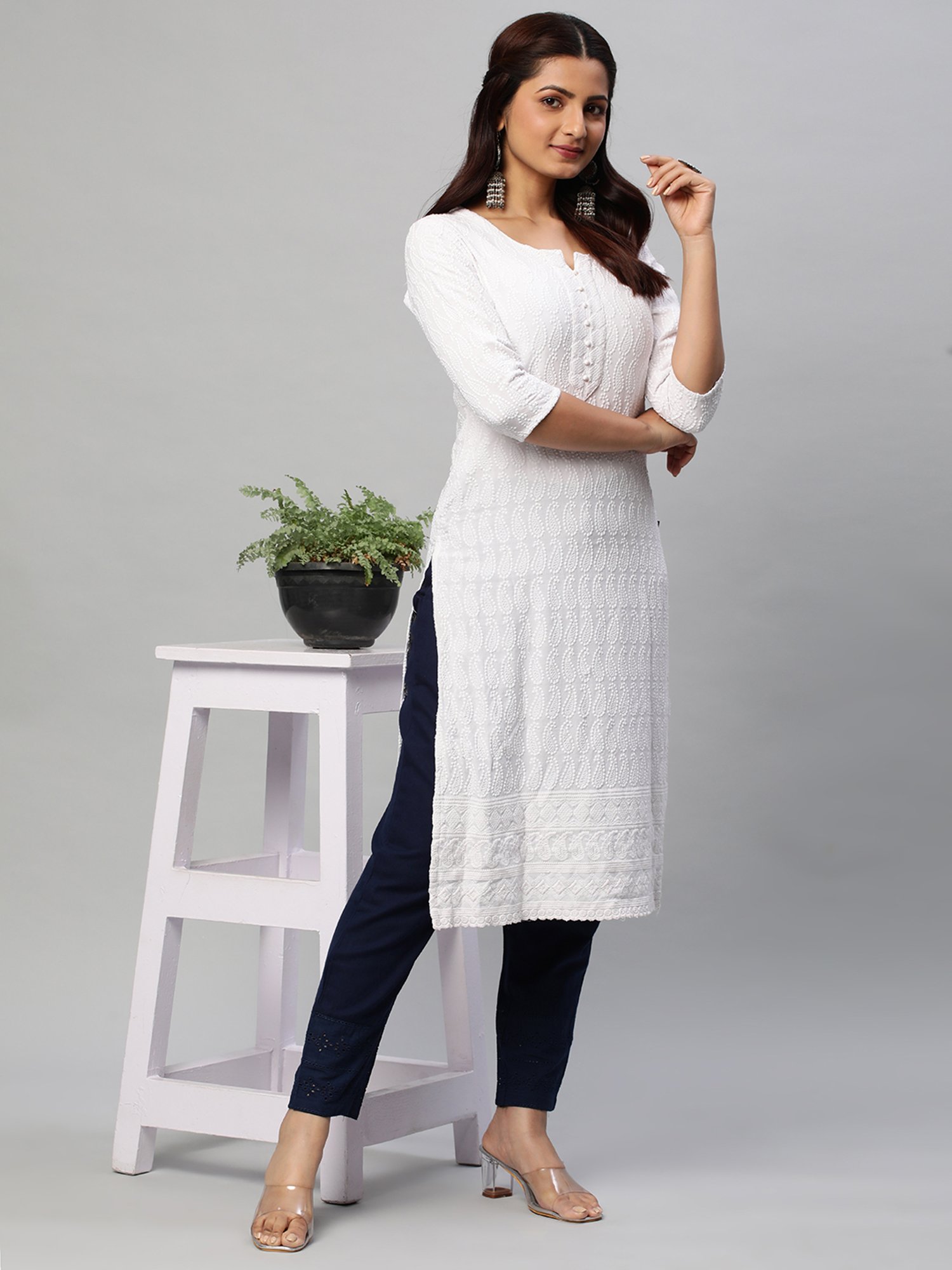 Kami Kubi Navy Cotton Pants