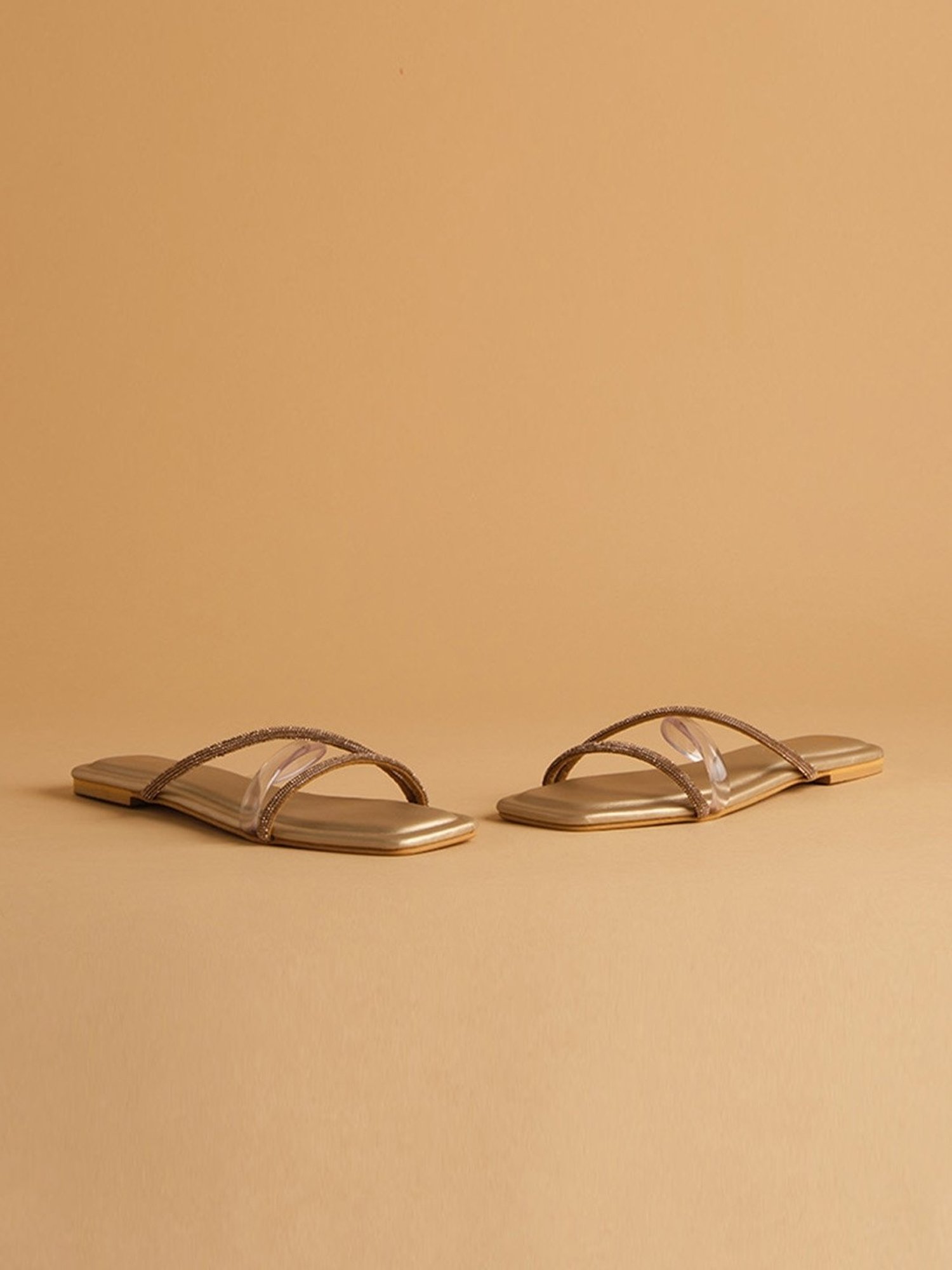 Eridani Women's Asteria Gold Casual Sandals