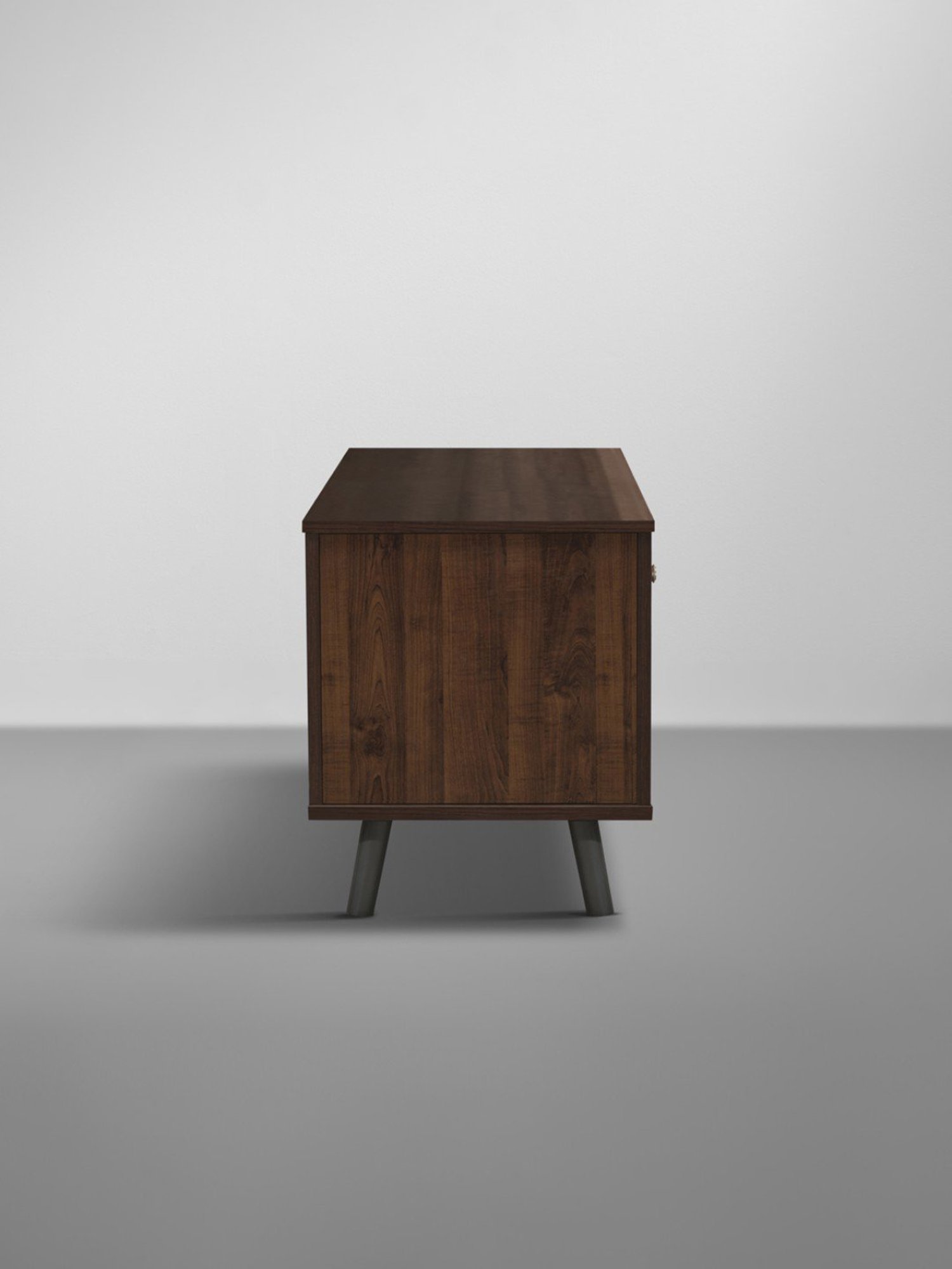 Sleepyhead Romcom Dark Brown & Slate Grey Engineered Wood TV Entertainment Unit