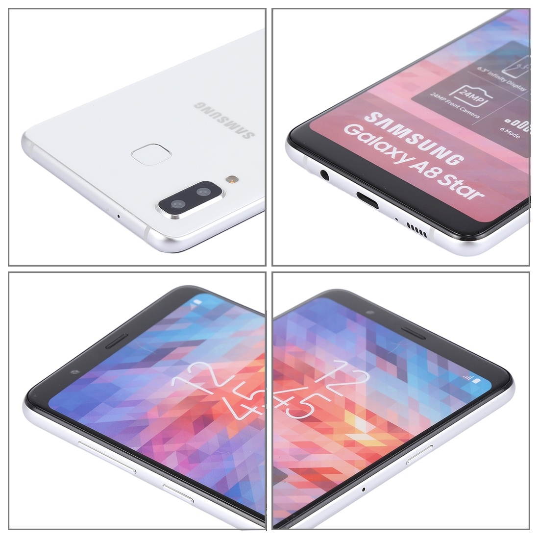 Color Screen Non-Working Fake Dummy Display Model for Galaxy A8 Star (Black)