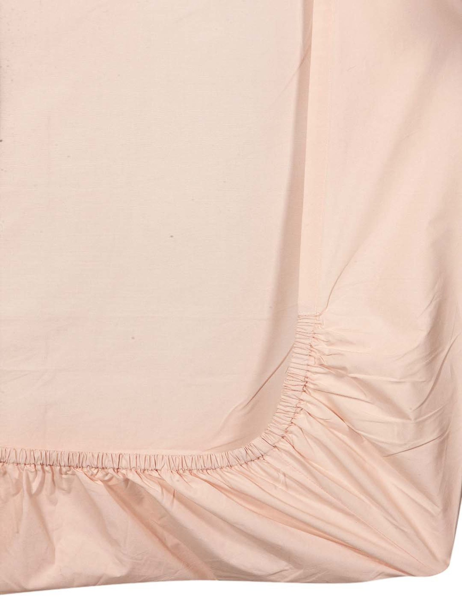 The Baby Atelier Pink Solid Cotton 400 TC Bed Sheet