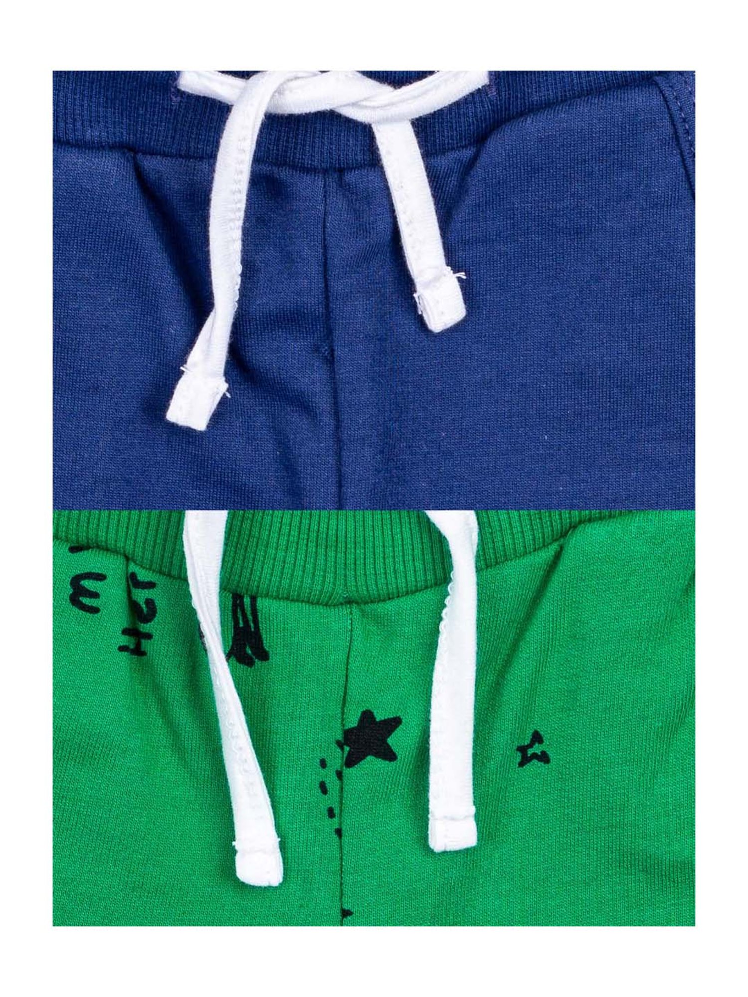 Mee Mee Kids Multicolor Cotton Printed Joggers - Pack of 2