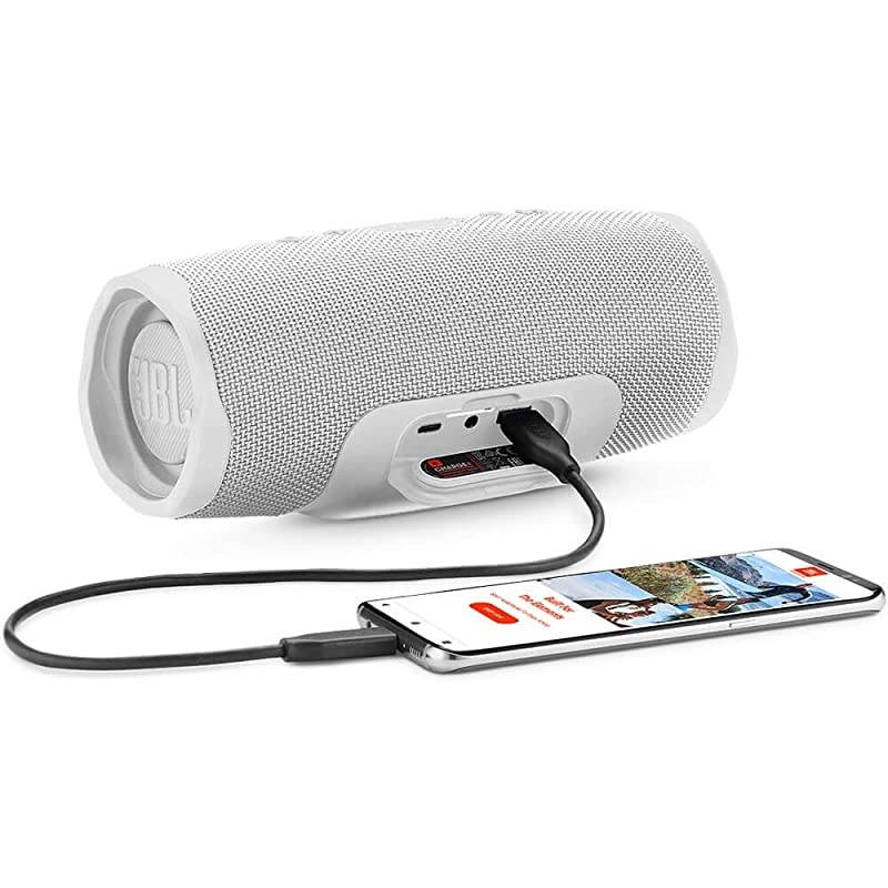 Charge 4 Portable Waterproof Wireless Bluetooth Speaker - Black (Renewed)