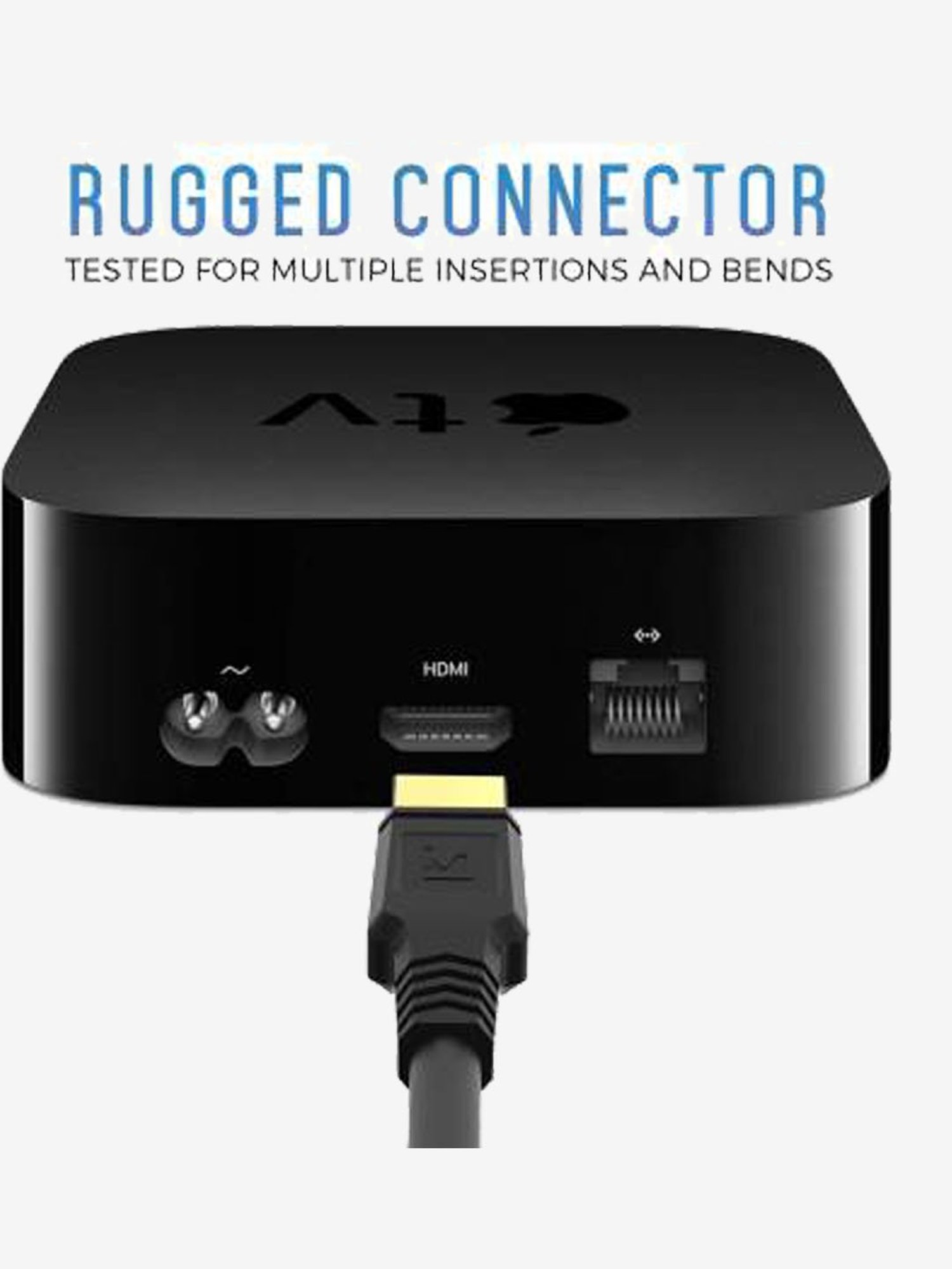 iVoltaa iVPCHDFML 0.9 m High Density Triple Layer Shielding HDMI Cable (Black)