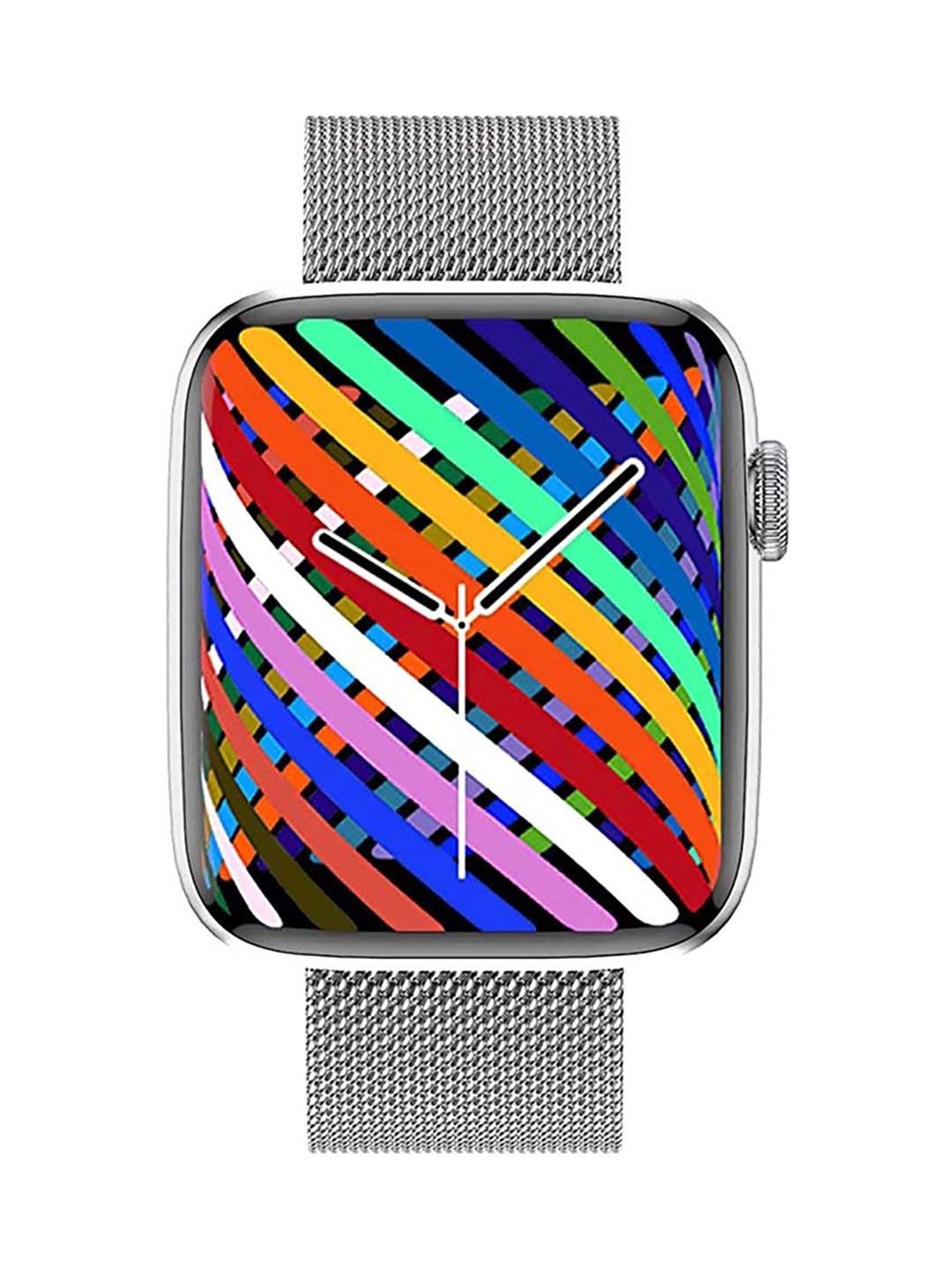 IZI Smart Calling GPS Smartwatch with Steel Band (Silver)