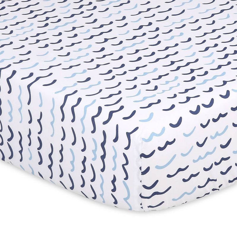 The Peanutshell Microfiber Sheets - Nautical 4pk