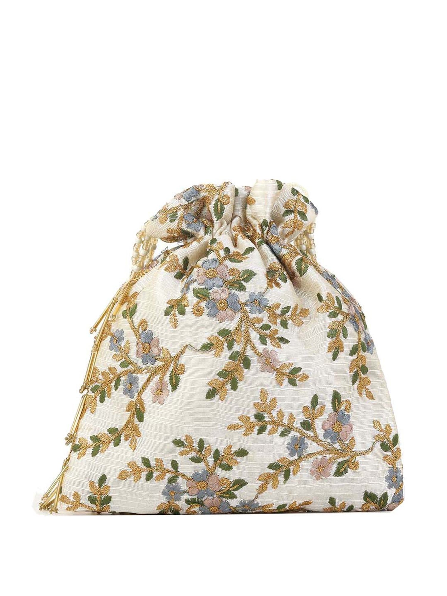 Call It Spring Silver Embellished Potli