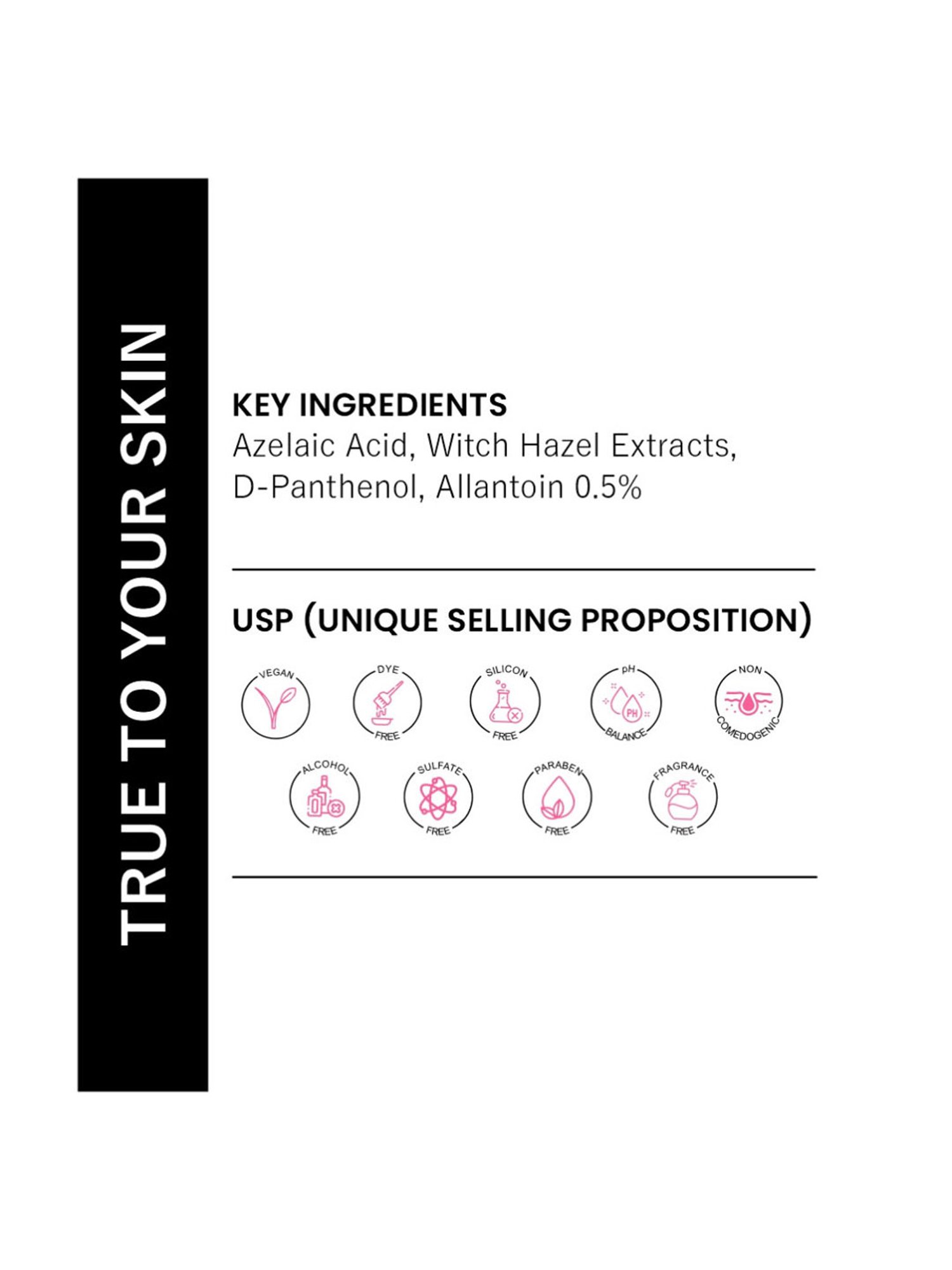 The True Therapy Azelaic Acid 10% & Witch Hazel Extract Face Serum - 30 ml