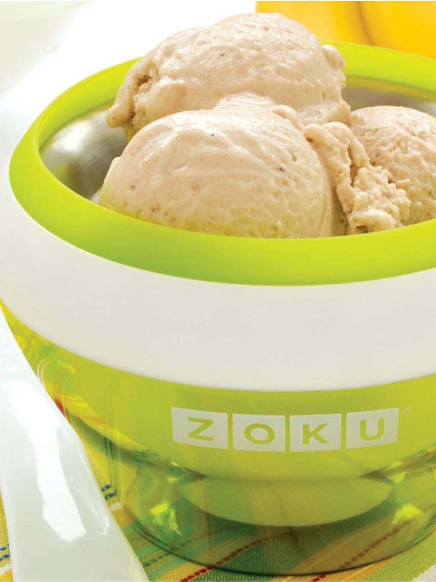 Zoku Green Stainless Steel Ice Cream Maker (0.15 L)