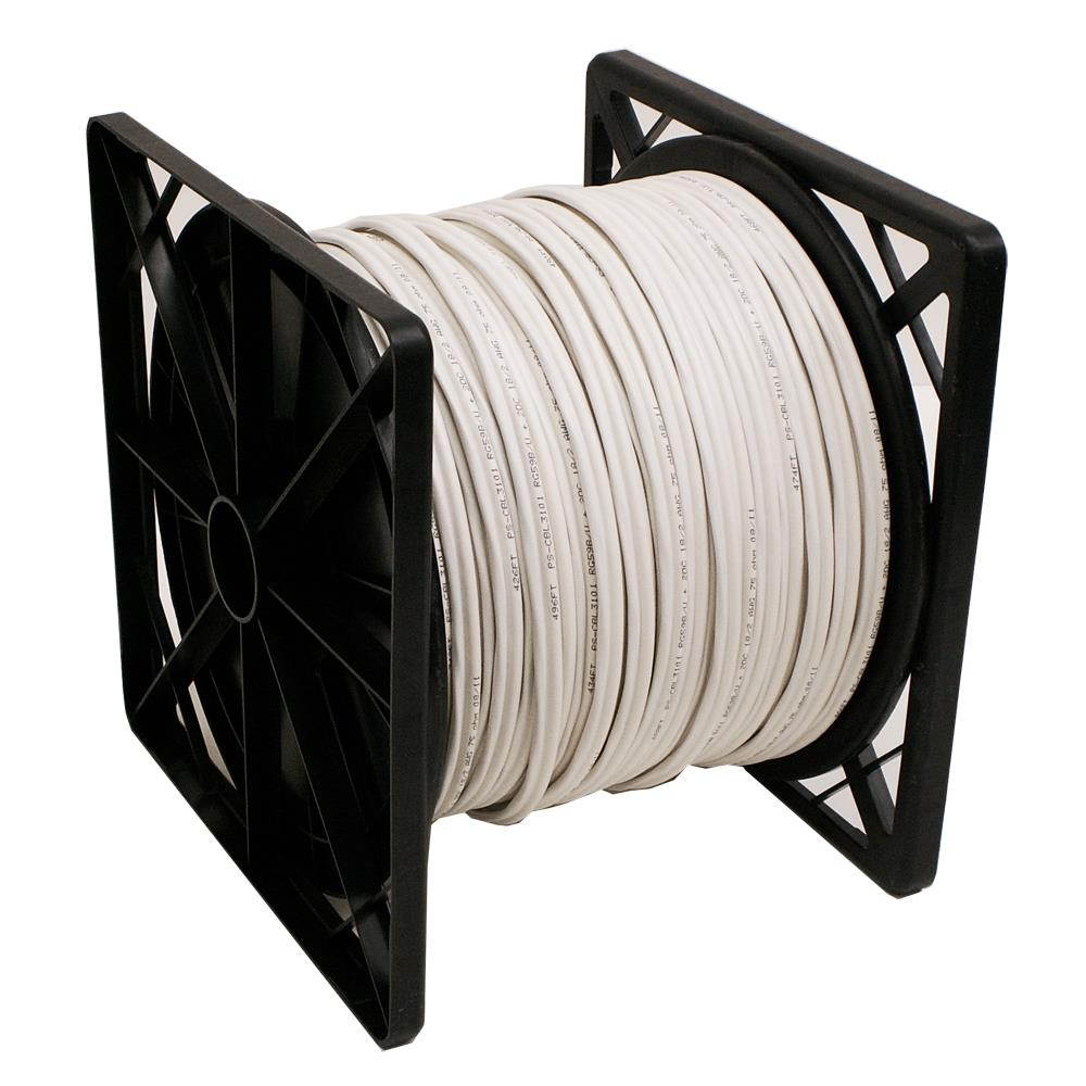 SPT SECURITY Model 95S-500W 500 ft. RG59 Siamese Cable with 18/2 Power and 24/2 Data, 1000 ft. White
