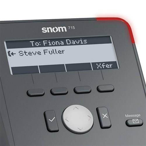 Snom D715 Business Telephone w/ 4-Line Operation (5 Pack)
