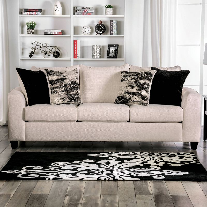 Byron Faux Leather 2 Seater Reclining Loveseat Dark Brown - Baxton Studio