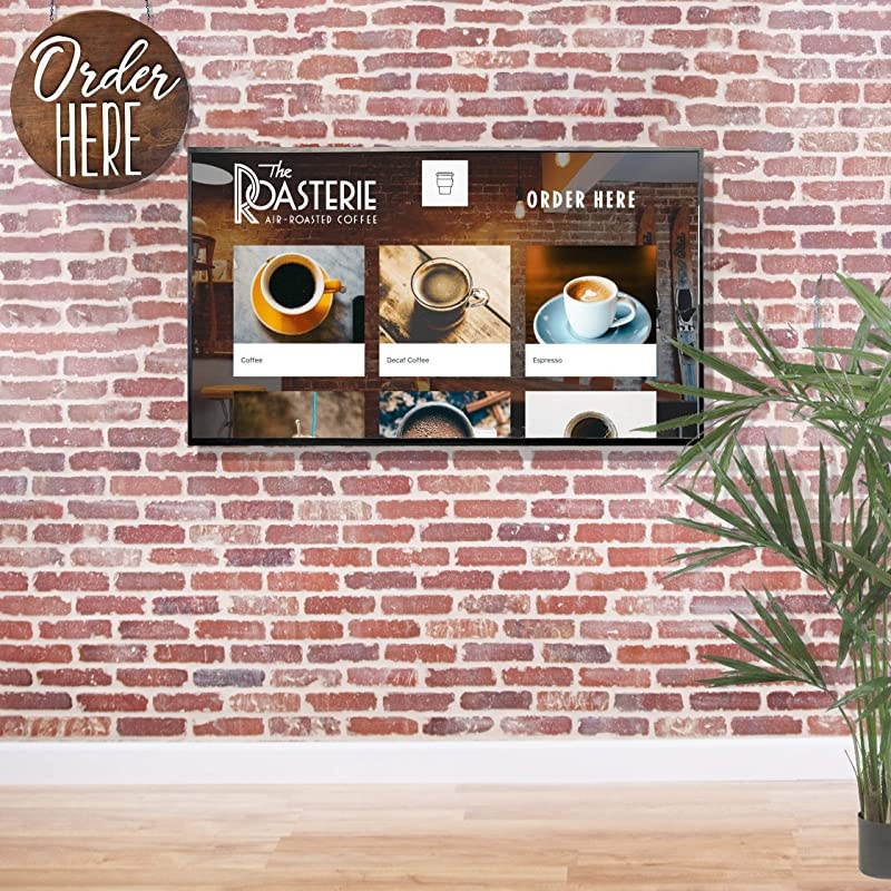 Fixed TV Mount for up to 70 inch Flat Screens | Soundbar Wall Mount Picture Hanging Style Thin UltraLow Profile MOUNTVW00