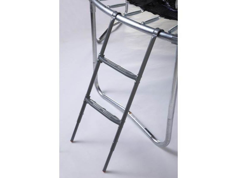 Costway 14 Ft Multicolored Trampoline Recreational Exercise w/ Safety Net Ladder