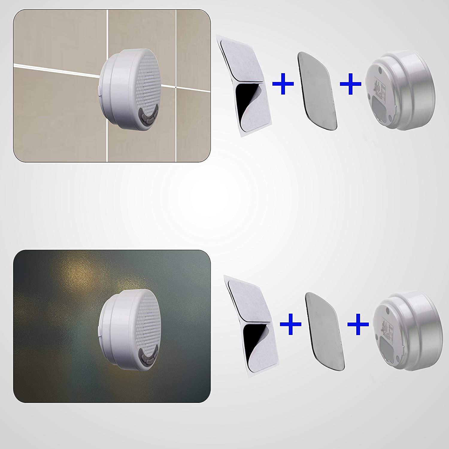 YOO.MEE Magnetic Suction Music Speakers with Waterproof, Portable, and Colorful Suit for anyplace in Your Kitchen Cooking or Bath Showering, for Music and Phone Wireless Kitchen and Bath Speaker