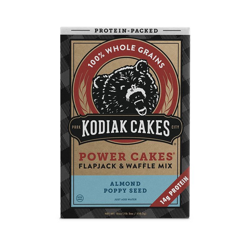Kodiak Cakes Almond Poppyseed Flapjack & Waffle Mix - 18oz