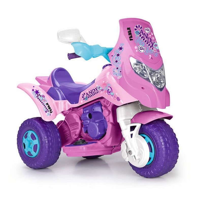 Feber 6V Trimoto Candy 3 Wheel Powered Ride-On - Pink