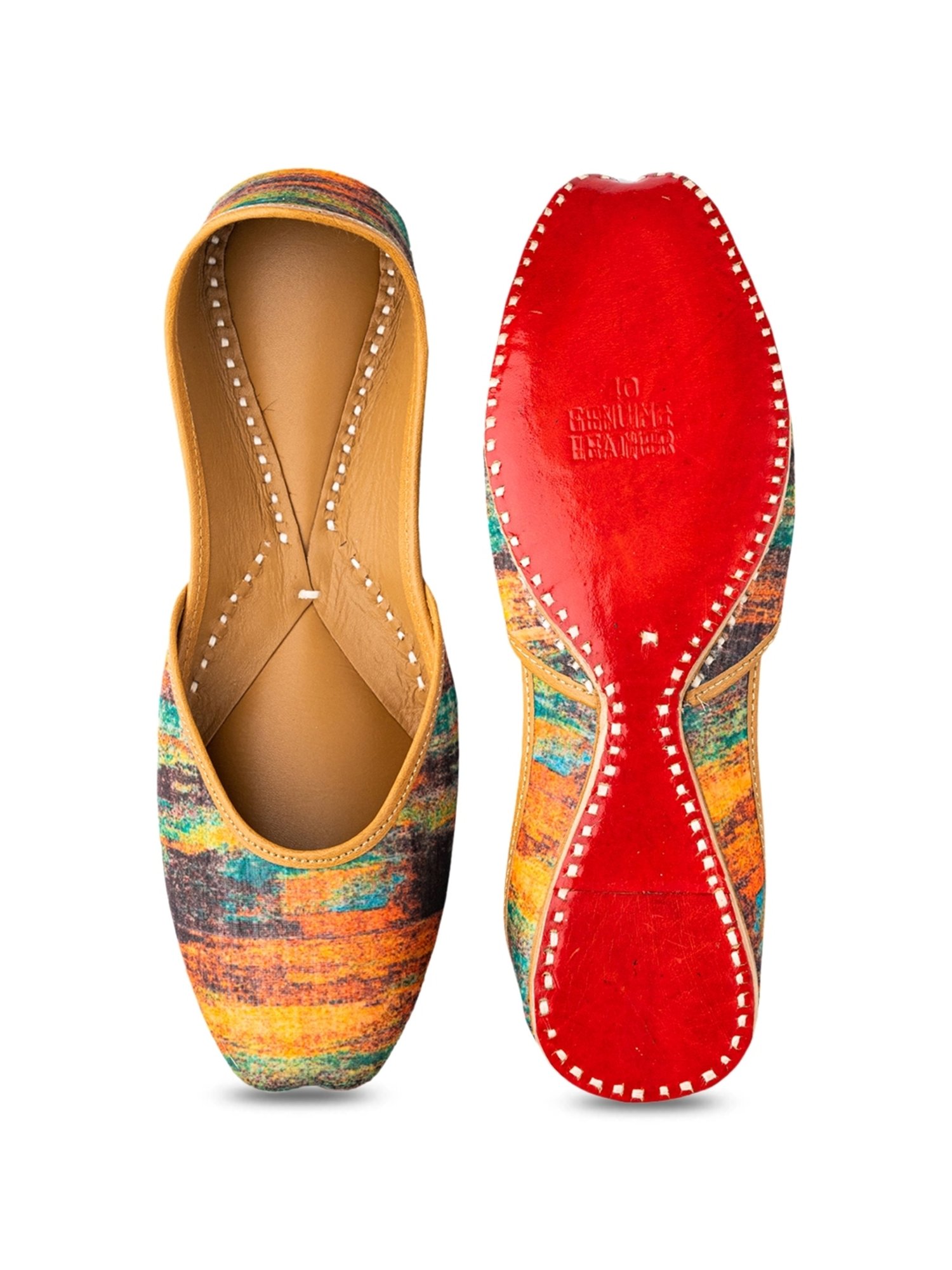 NR by Nidhi Rathi Women's Multicolor Ethnic Juttis