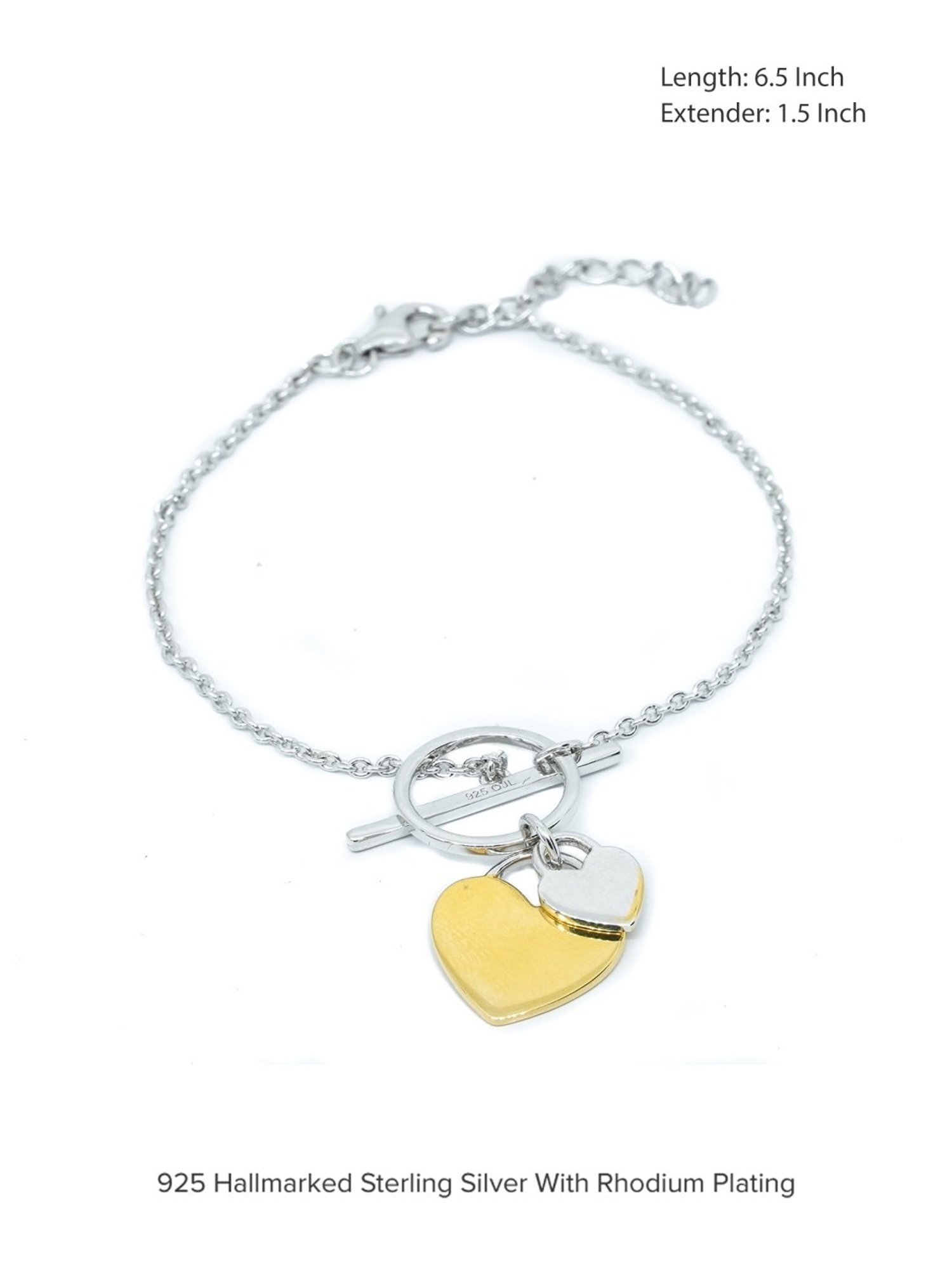 Clara Enzo 92.5 Sterling Silver Swarovski Zirconia Bracelet