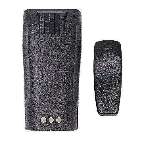 Liion Battery for MOTOTRBO CP250 CP140 CP040 CP200 CP380 EP450 CP180 DEP450 GP3688 PR400 CR NNTN4496 with 2PCS Belt Clip 2250mAh