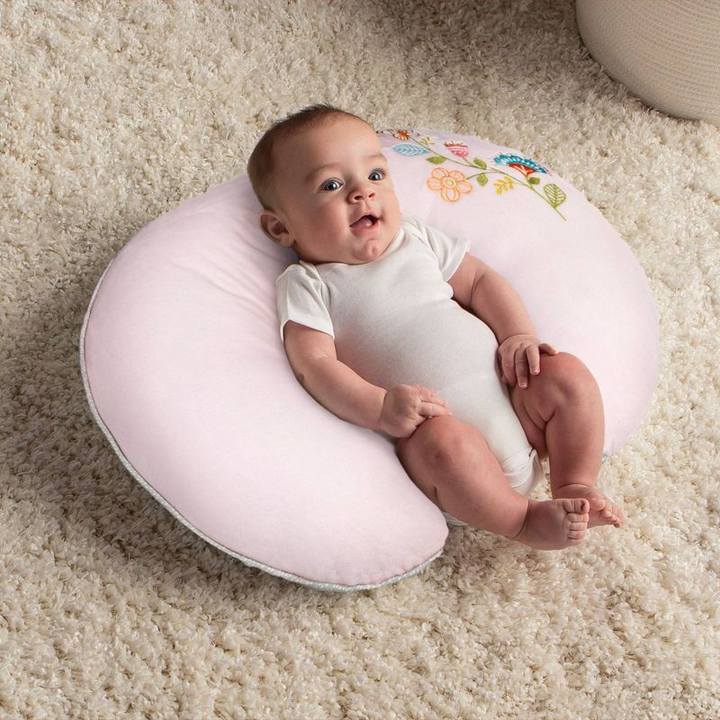 Boppy Original Nursing Pillow Cover - Gray Gold Giraffes