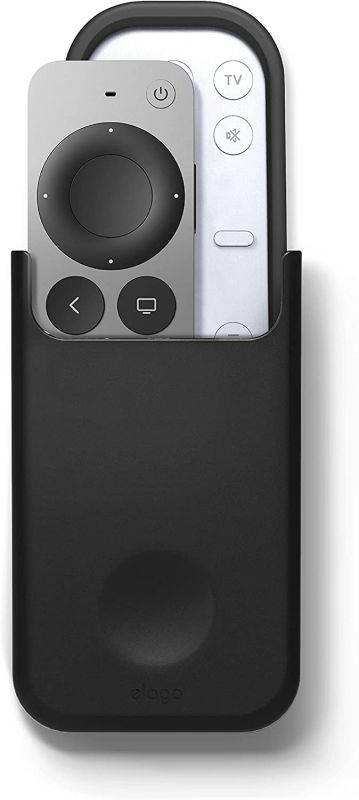 elago Universal Remote Holder Mount Compatible with Apple TV Remote Control and All Other Remote Controls [ Medium ] - Gel Pad Included, Detailed Design