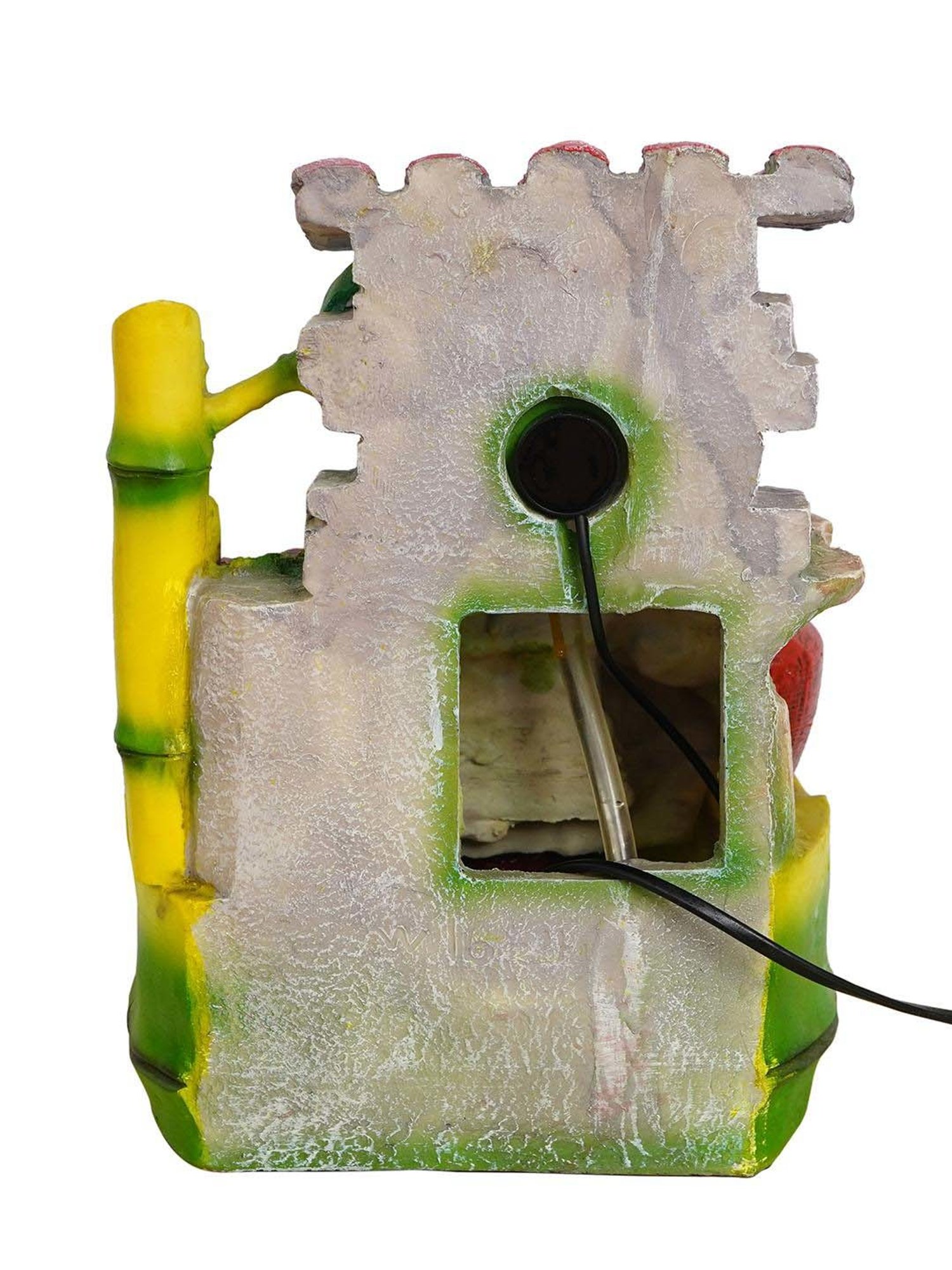 CHRONIKLE Multicolor Polyresin Table Top 3 Steps Waterfall Fountain