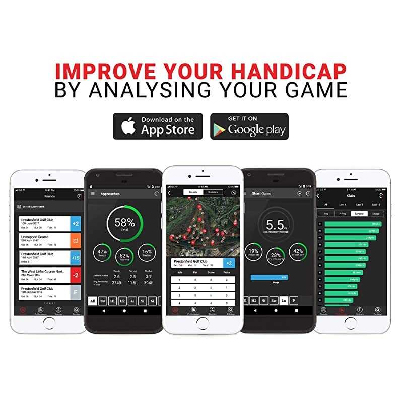 V2 Smart GPS Golf Watch