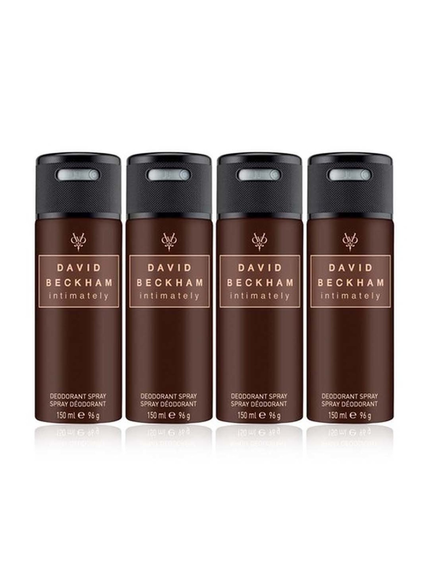 David Beckham Intimately Man Deodorant Spray (Pack of 4)