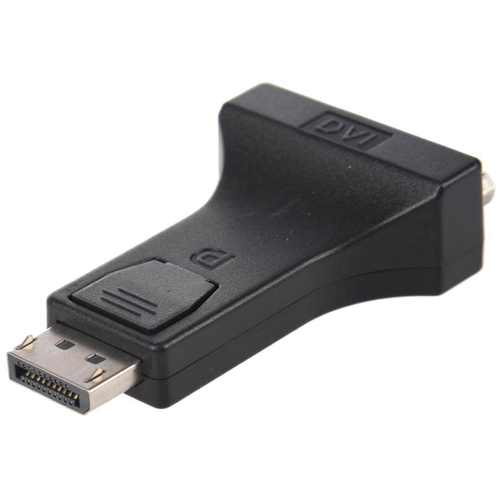 Display Port - DVI Adapter DP M - DVI F - Adapter for cable(DP M - DVI F,black),<=0.5m