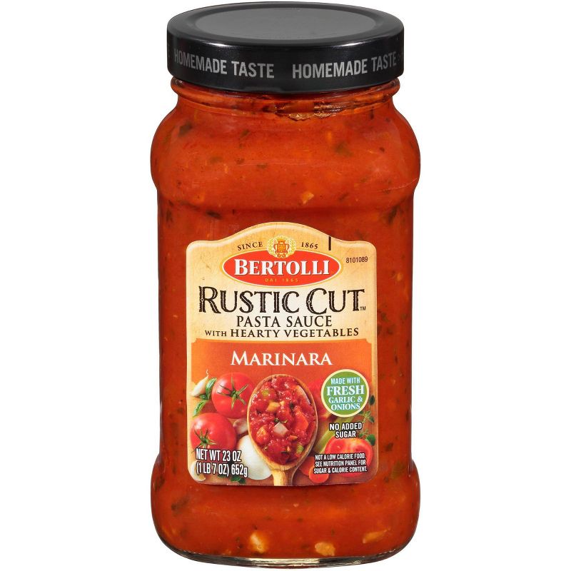 Bertolli Rustic Cut Pasta Sauce Marinara with Traditional Vegetables - 24oz
