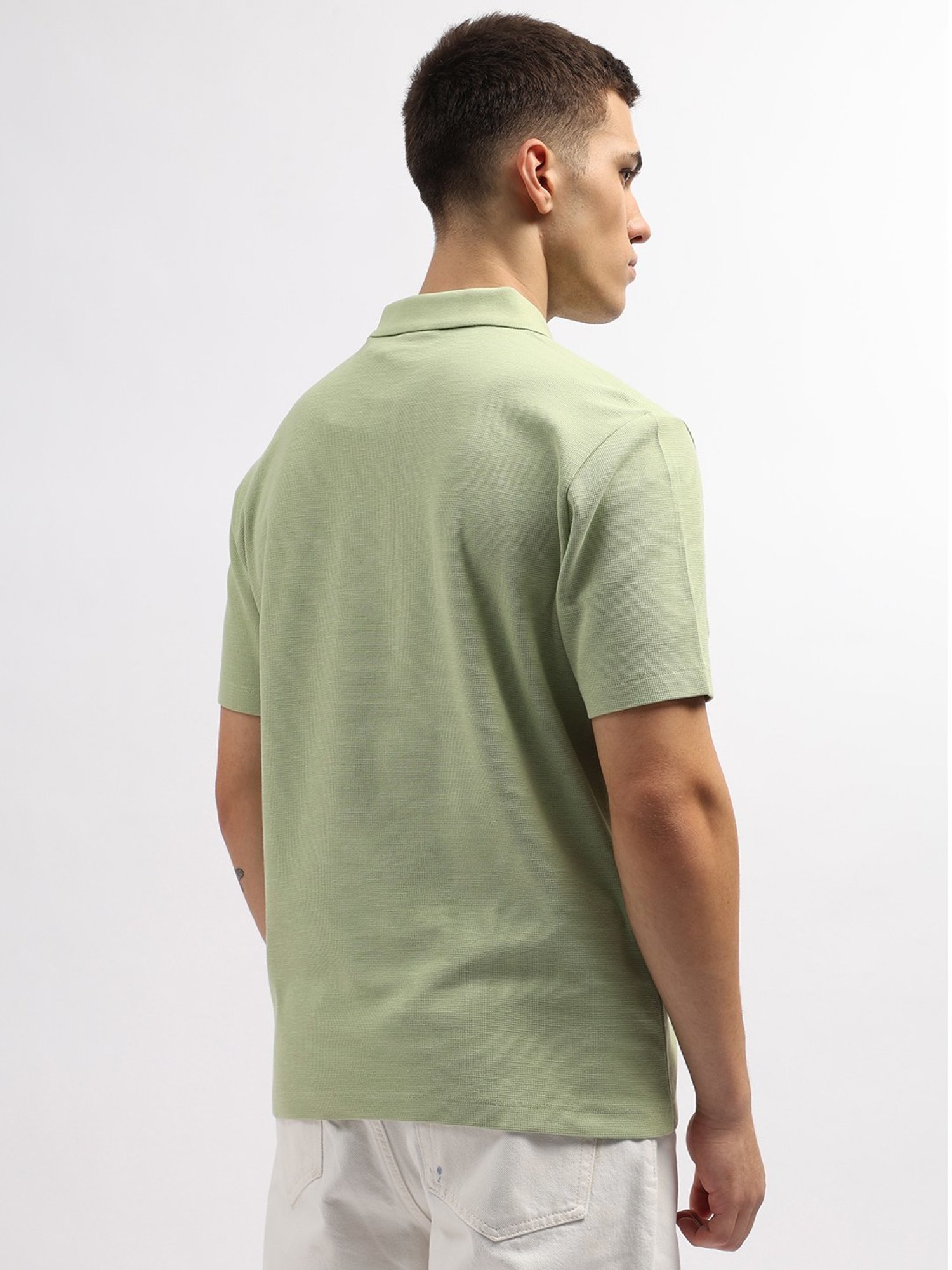 Gant Green Cotton Regular Fit Polo T-Shirt