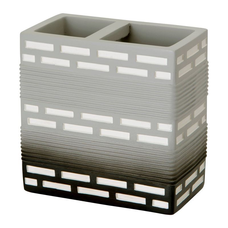 3pc Dash Lotion Pump, Toothbrush Holder Tumbler Gray - Allure Home