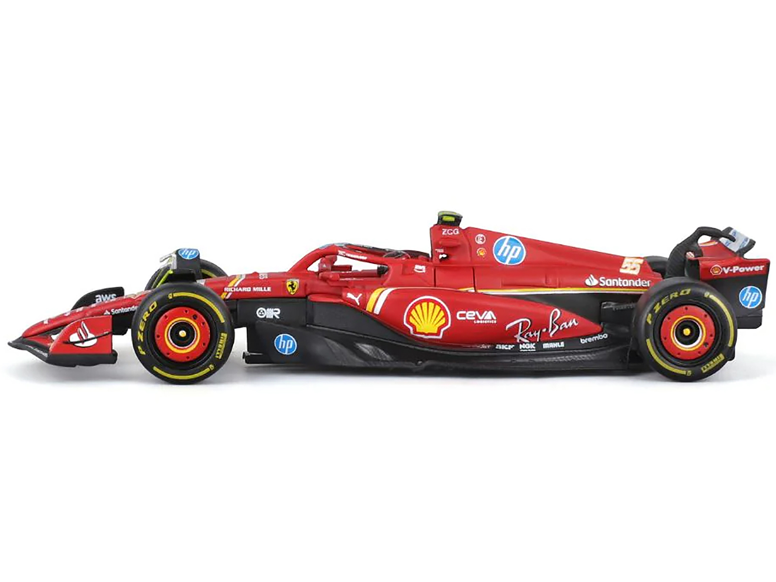 Ferrari 150 Italia #6 Felipe Massa F1 Formula One (2011) 1/18 Diecast Model Car by Hot Wheels