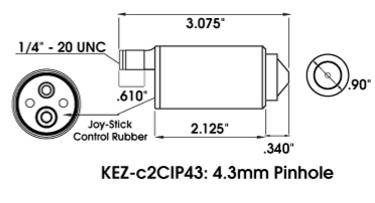 KT&C HD-TVI 2MP 1080p Bullet CCTV Camera 4.3mm Pinhole Mini Camera Supports UTC