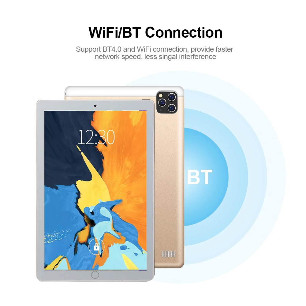 10.1'' Metal Tablet with MT6592 Eight-core Processor 1280*800 Resolution 2GB 32GB Memory Support 2G/3G Call Dual cameras Tablets