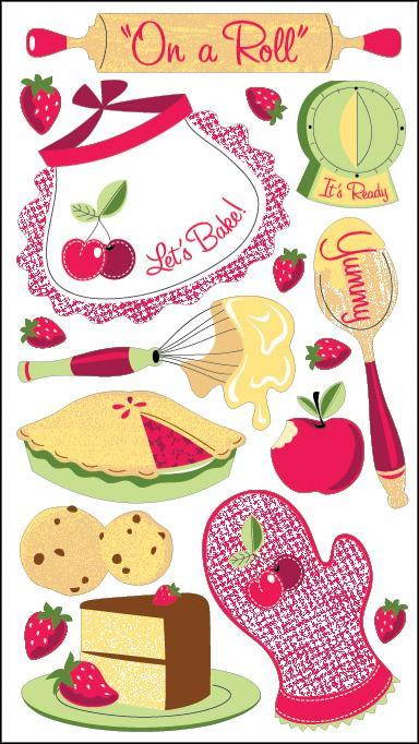 Sticko Classic Stickers-Lets Bake
