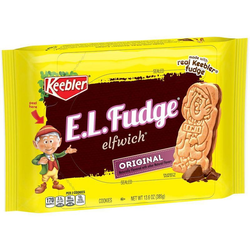 Keebler Fudge Shoppe Original E.L.Fudge Sandwich Cookies - 13.6oz