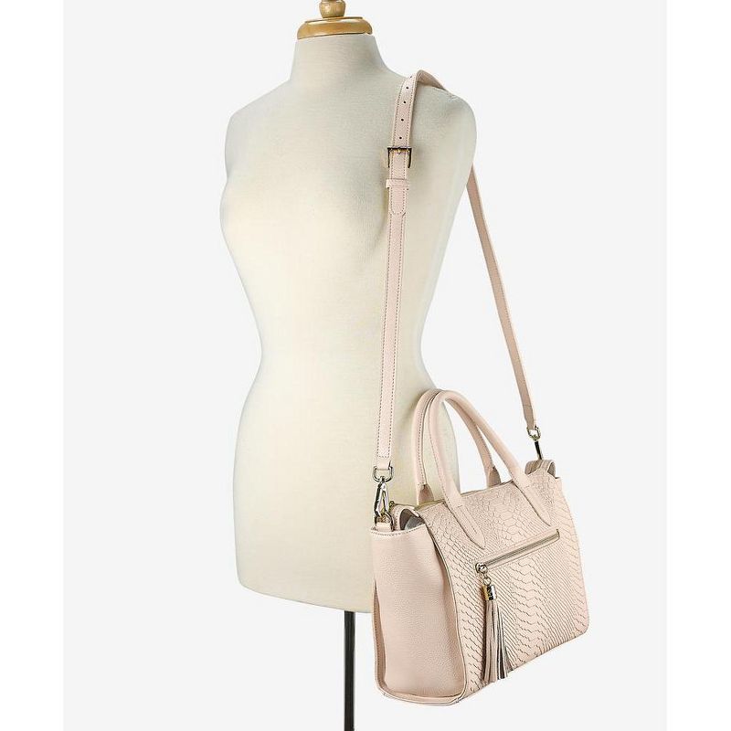 Favore Tan Solid Medium Satchels