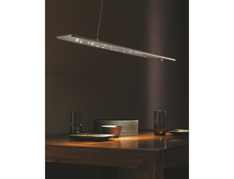 LBL Lighting 700LSPRLXW-LED930 Parallax Linear Suspension, White Finish
