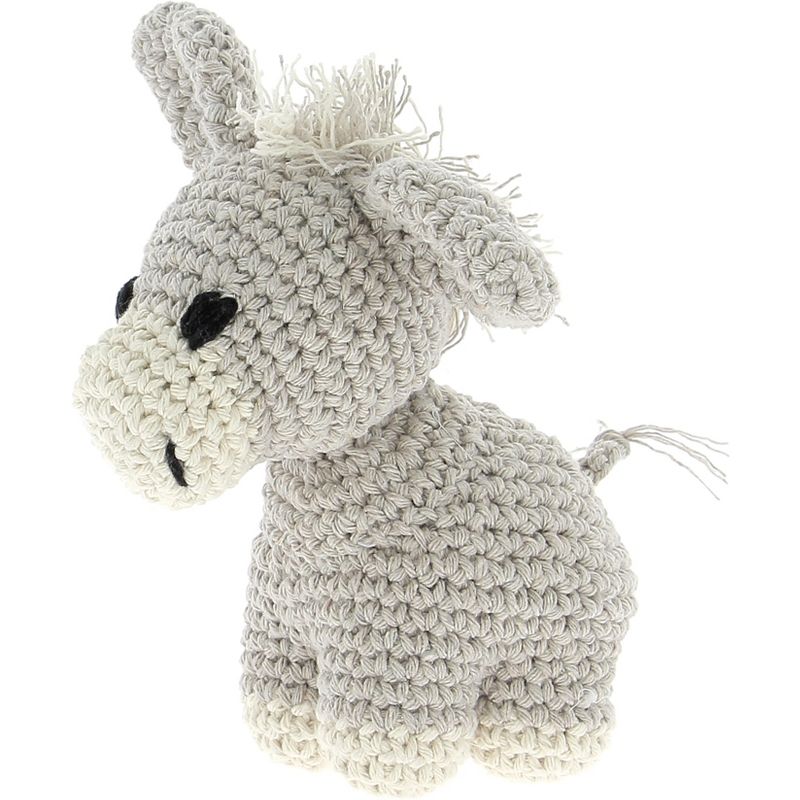 Hoooked Donkey Joe Yarn Kit W/Eco Barbante Yarn-Biscuit