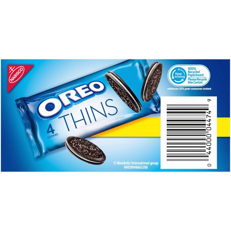 Oreo Thins Chocolate Sandwich Cookies - 12.24oz/12ct