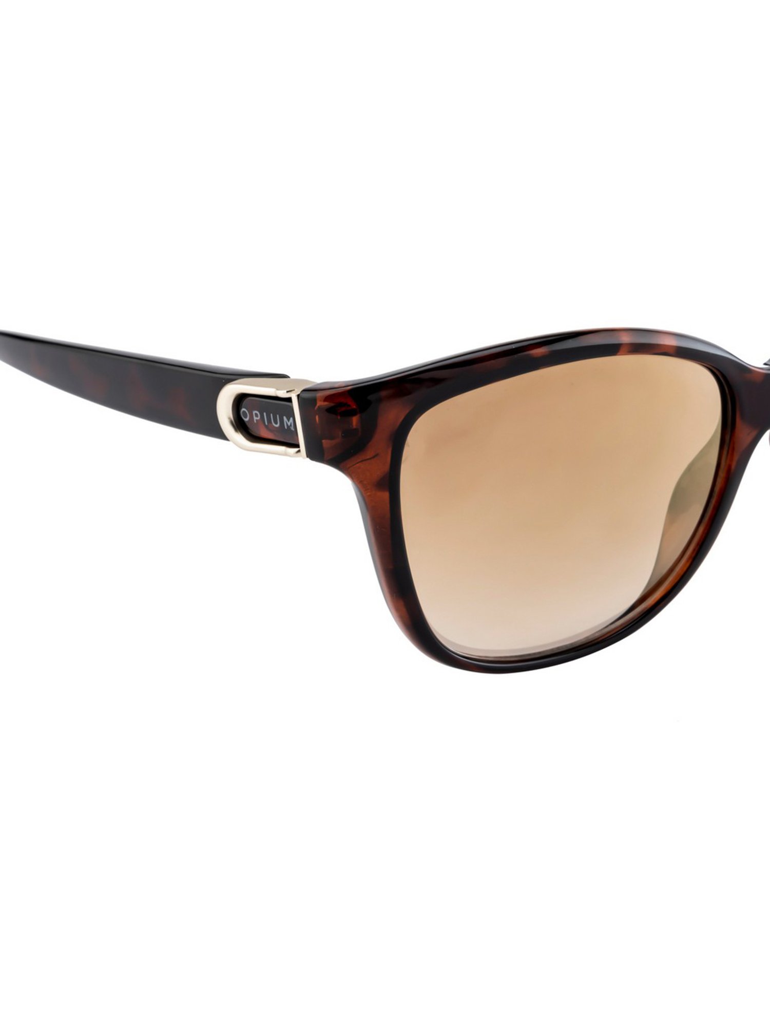 Opium Brown UV Protection Oval Sunglasses for Women