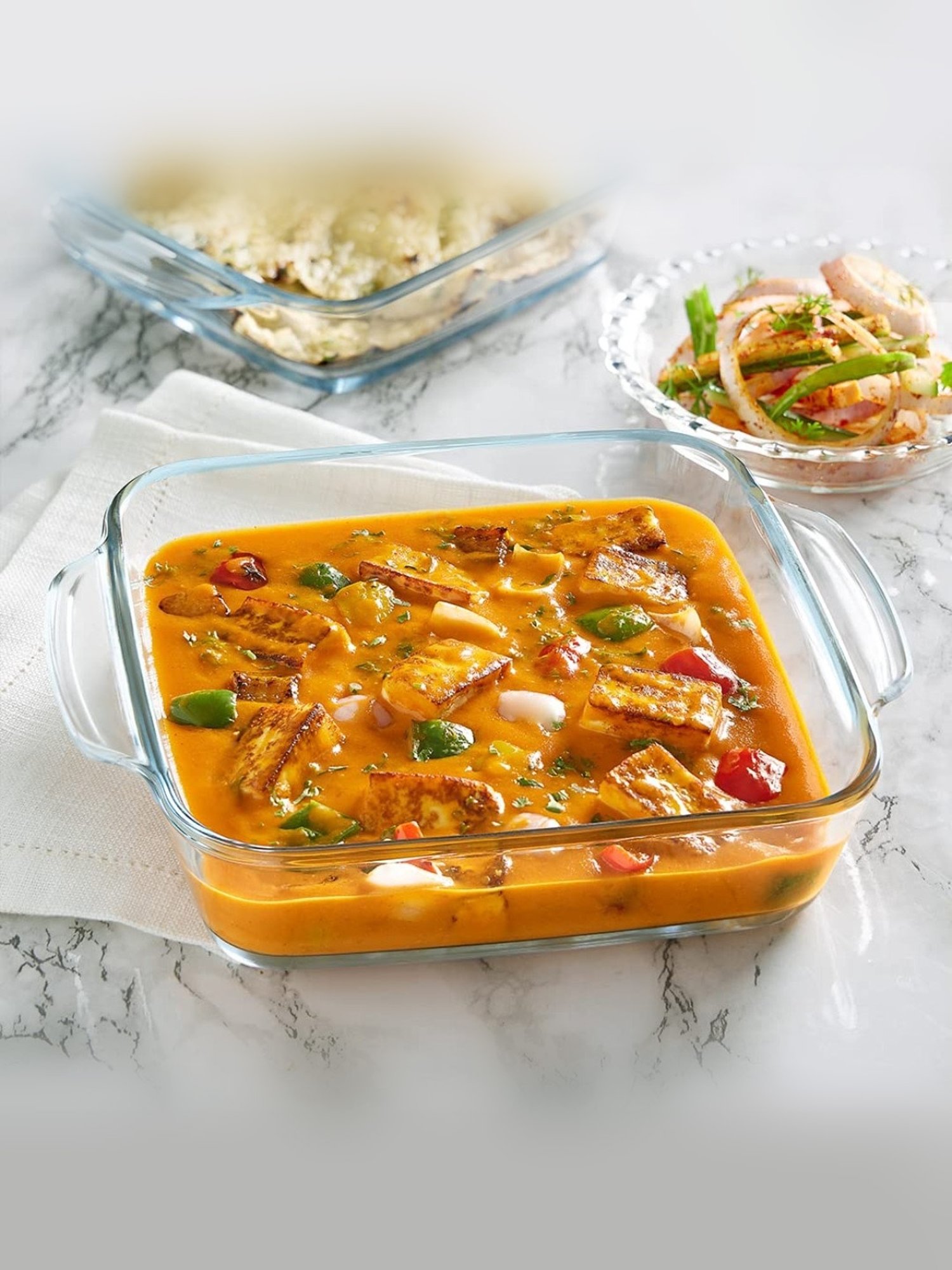 ?Borosil ?Transparent Glass Baking Dish (1600 ML)