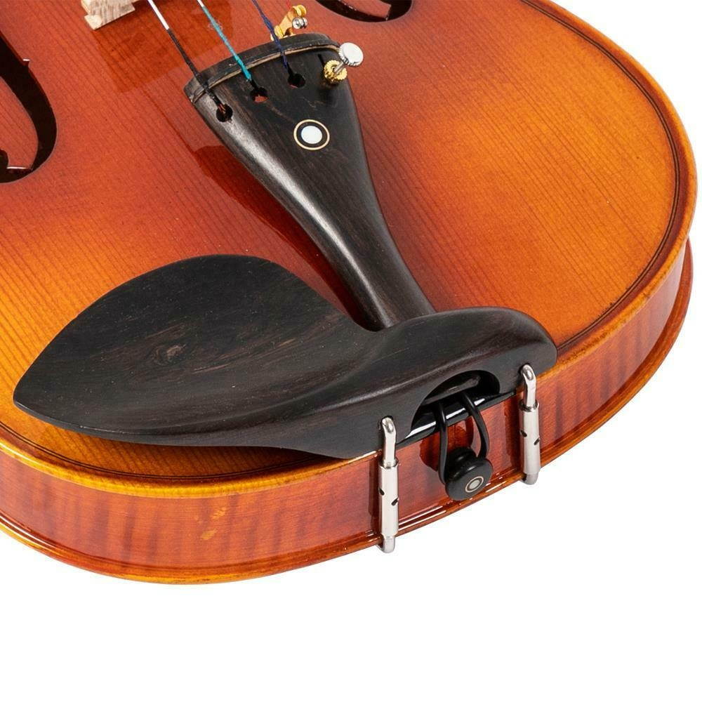 4/4 Spruce Grained Maple Violin + Case+ Bow+ Shoulder Rest +Tuner+ Rosin